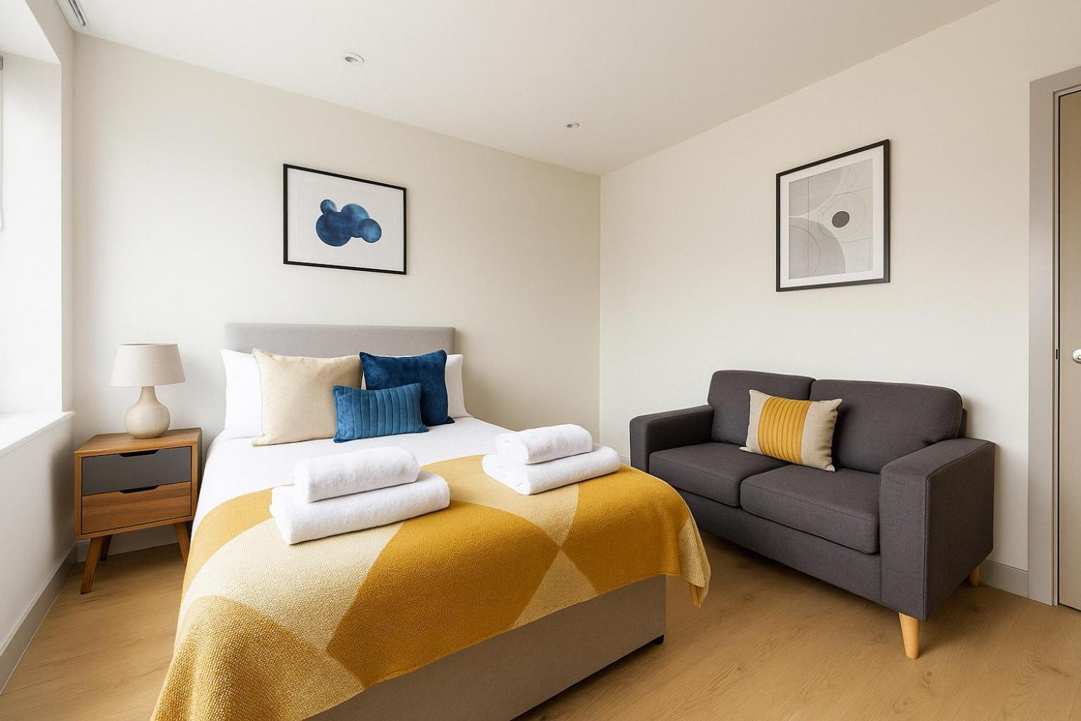 Bright Studio Flat - Walk To River Thames & Kingston Town Surbiton Exteriör bild